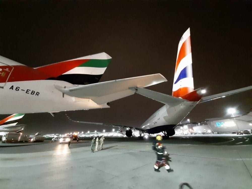british-airways-a350-collides-with-emirates-777-at-dubai-international