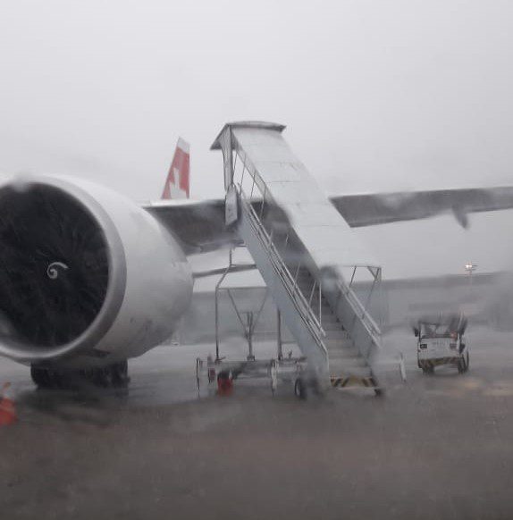Swiss Boeing 777 Damaged by Airstairs…