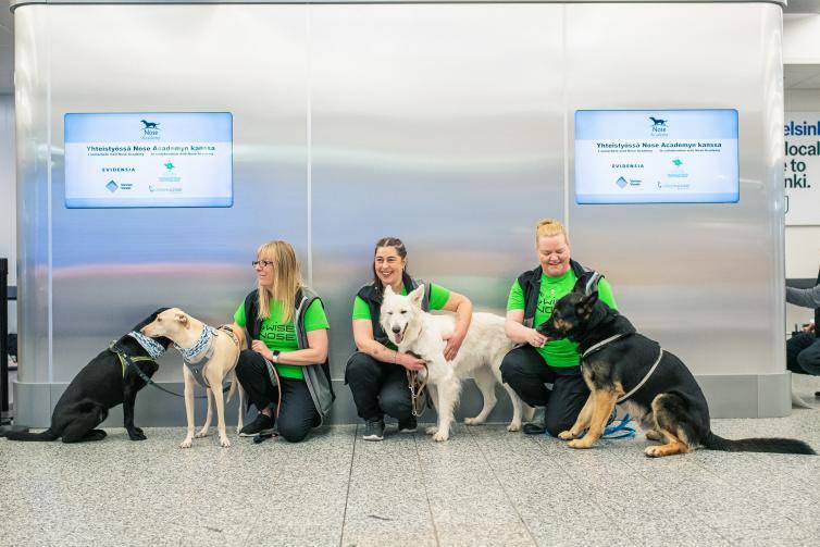 Sniffer Dogs Replacing PCR Testing At Finnish Airport?