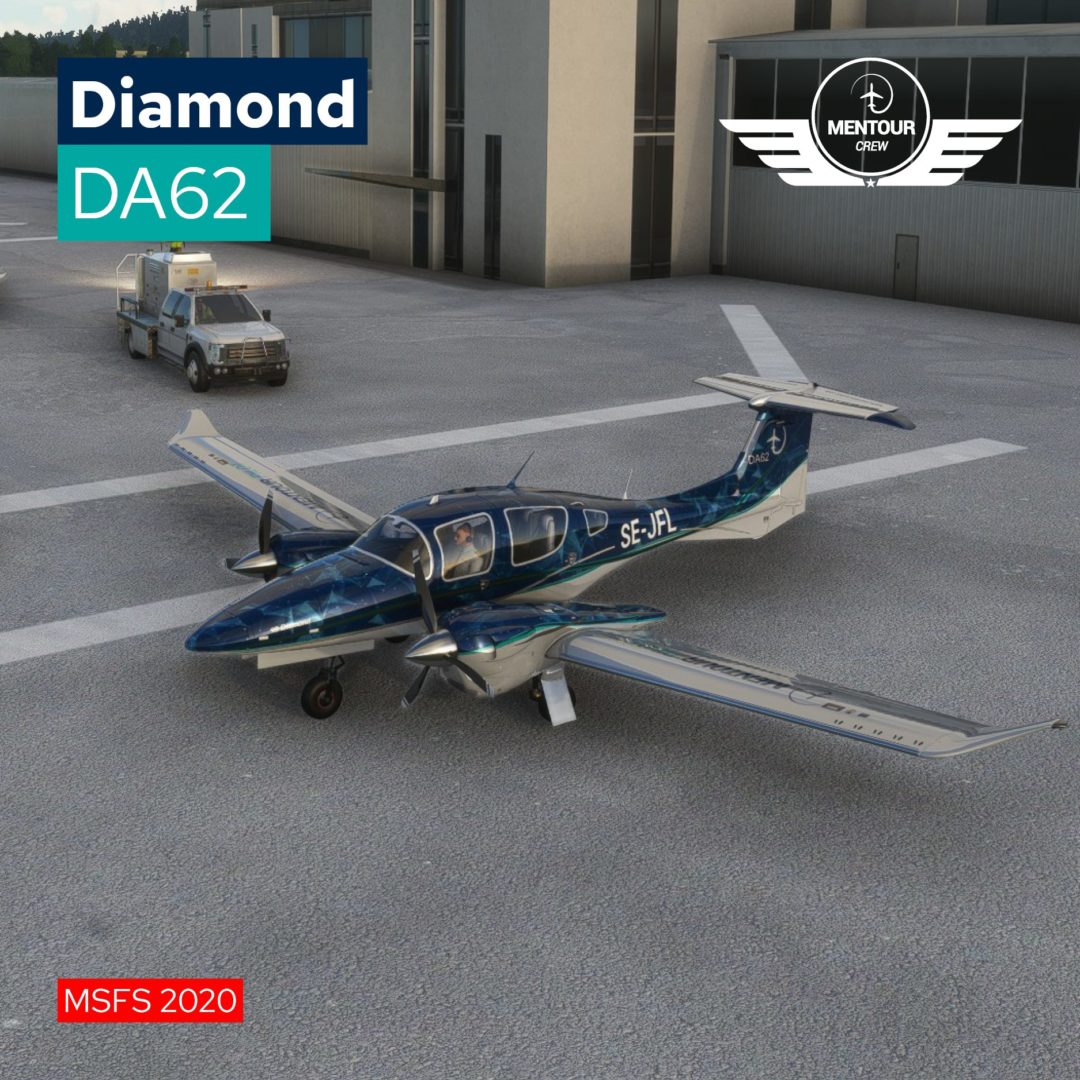 Diamond DA62 – Mentour Pilot Livery