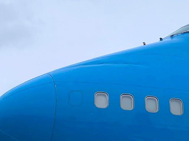 KLM 747-400 Hit By Other KLM’s Wingtip