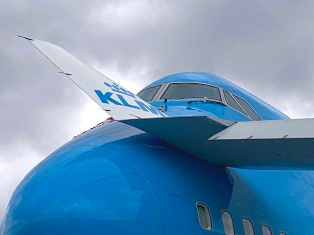 KLM 747-400 Hit By Other KLM’s Wingtip