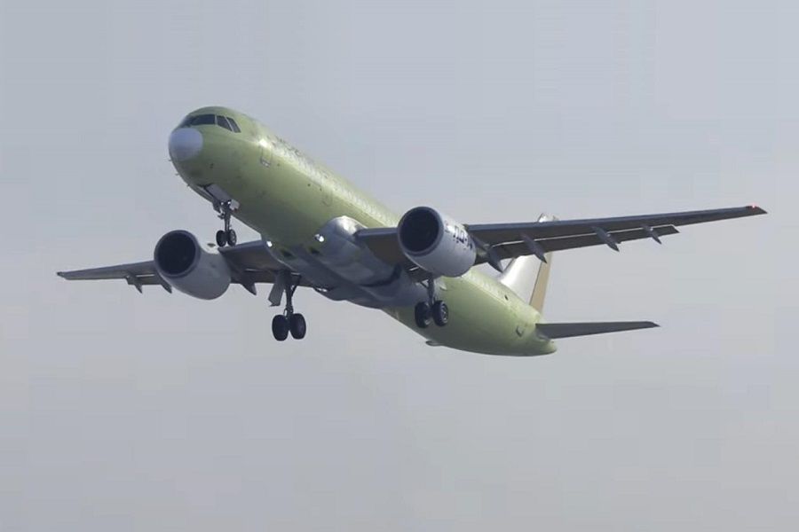 Irkut MC-21 Makes First Flight With Russian Engines