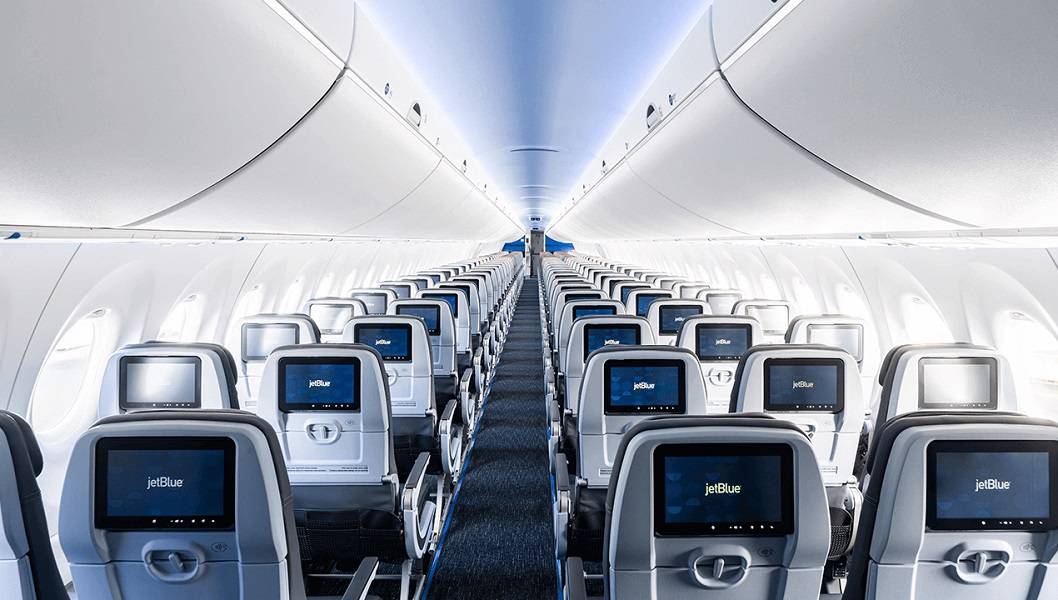 JetBlue Reveals A220 Cabin In All Its Glory
