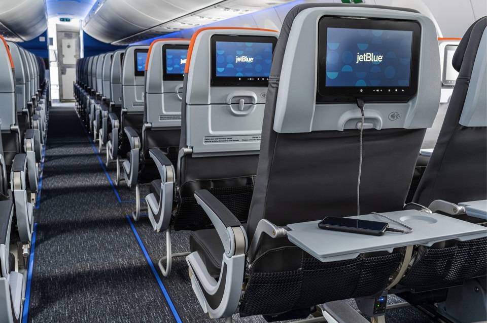 JetBlue Reveals A220 Cabin In All Its Glory