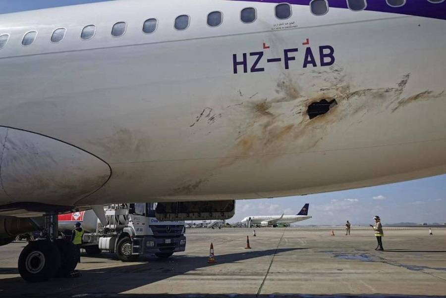 Houthi Drone Attack On Saudi Airport Damages Airliner