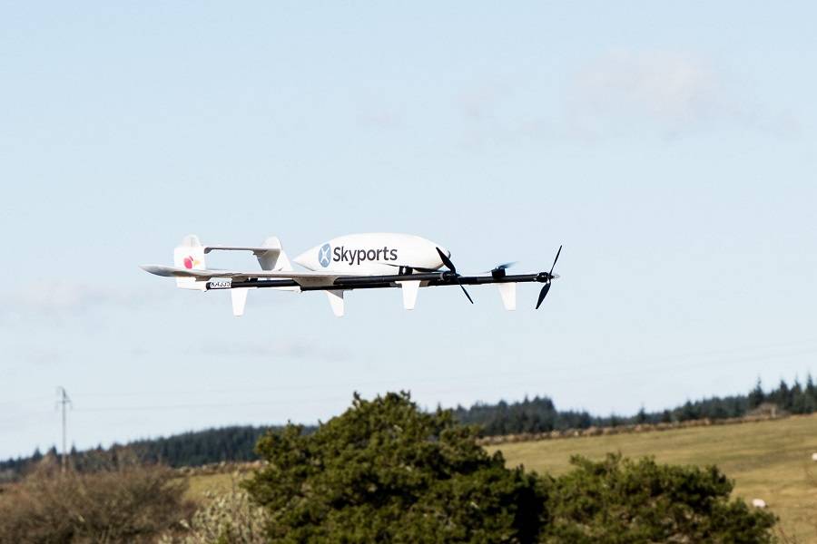 NHS Scotland – Drones Carry Tests & Covid-19 Samples!