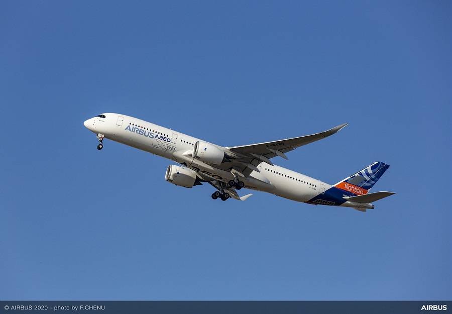 Did Airbus Fly An A350 Formation Over The Atlantic?