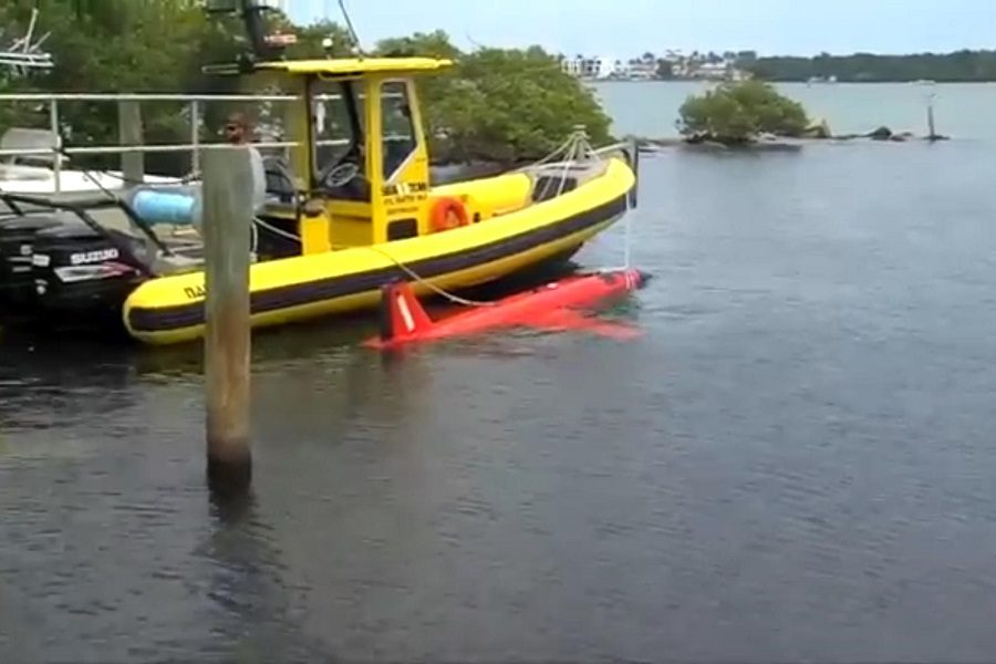 US Air Force Target Drone Washes Up On Florida Beach!