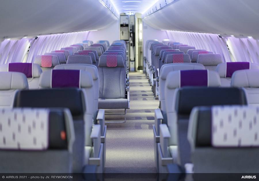 Airbus Repurposes A220 Prototype As A Cabin Display