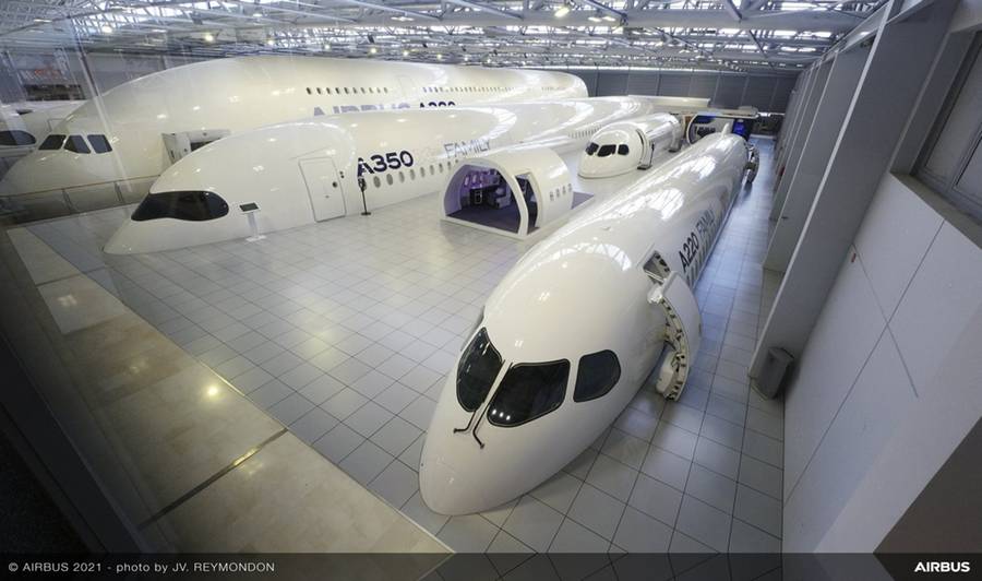 Airbus Repurposes A220 Prototype As A Cabin Display