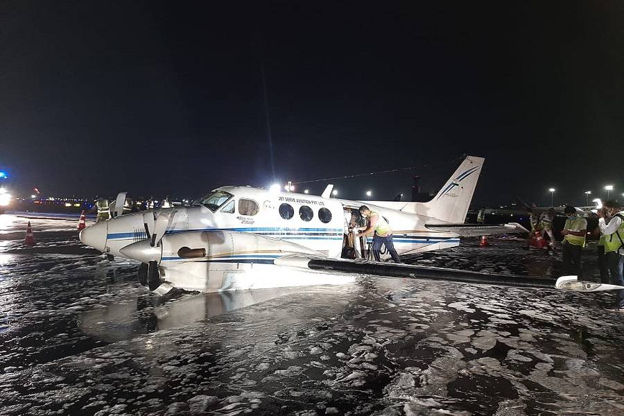 Air Ambulance Emergency Belly Landing With Patient