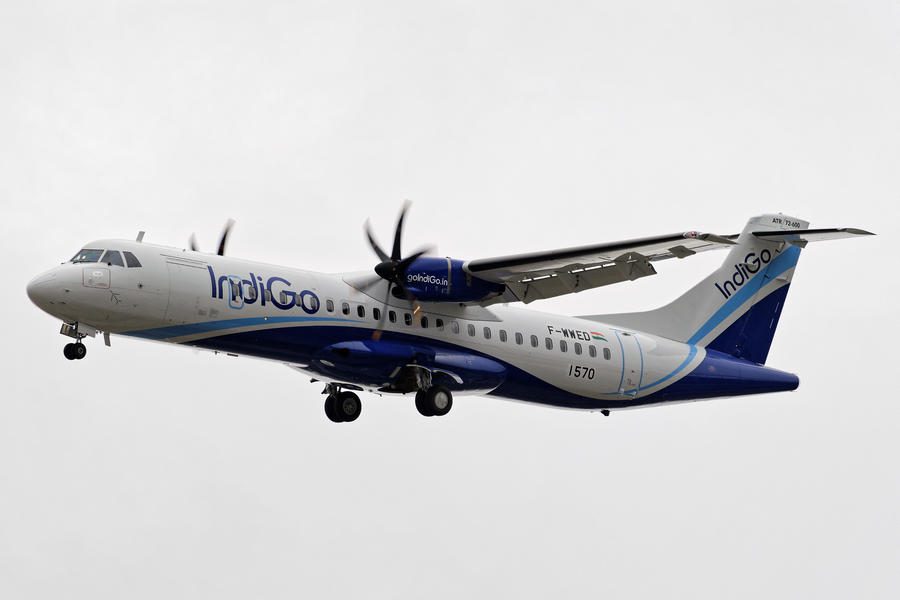 INCIDENT: IndiGo ATR-72 Bursts Tyres In Balked Landing