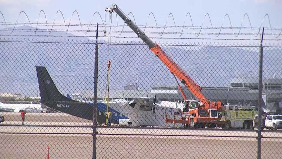 Accident: Cargo Plane Makes Belly Landing In Las Vegas