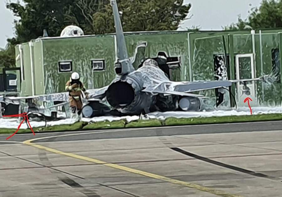 CRASH: Belgian F-16AM Fighter Impacts Building