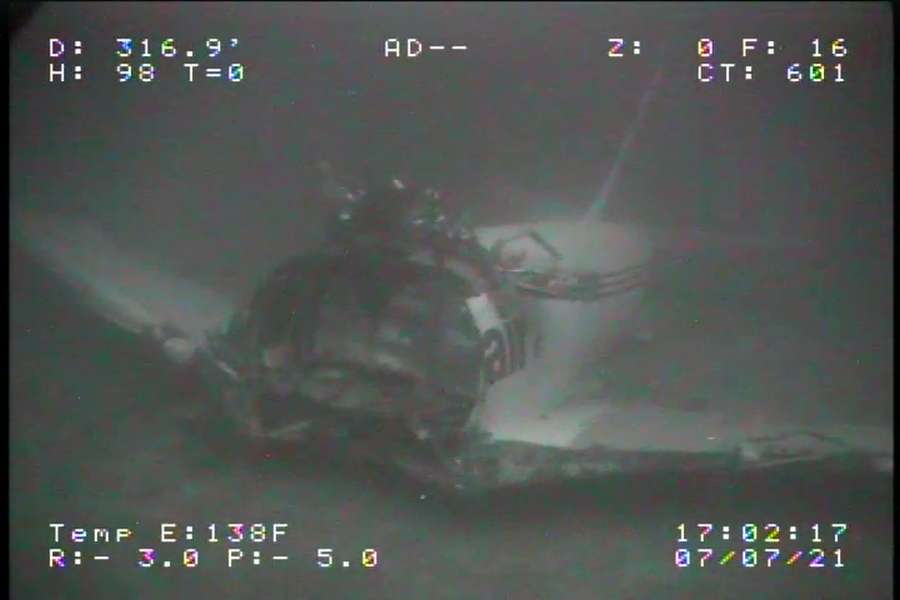 NTSB – Sea Floor Images of Transair Crash Published