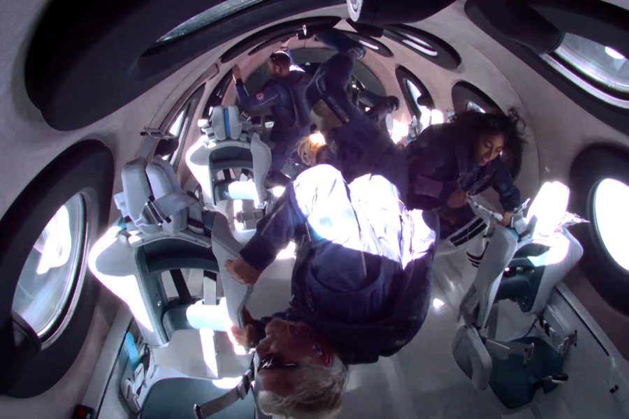 Virgin Galactic’s Richard Branson Goes To Space!