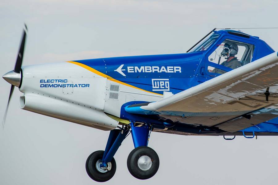 Embraer Electric Demonstrator Makes First Flight