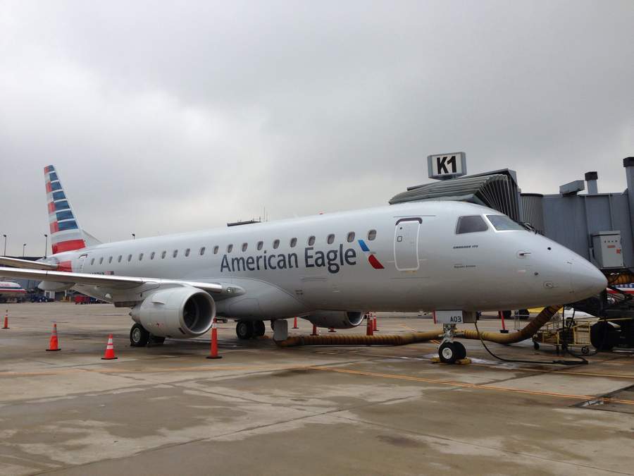 American Airlines colocará alguns E175 e ERJ145 em operação