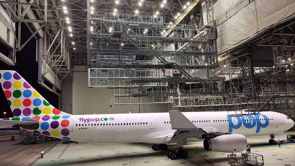 First Flypop A330 Shows Off Livery