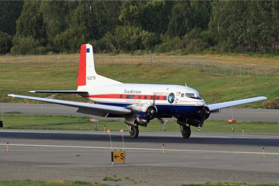 ACCIDENT: TransNorthern Super DC-3 Runway Excursion