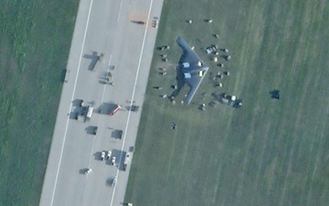 INCIDENT: B-2 Bomber Off-Runway After Air Emergency