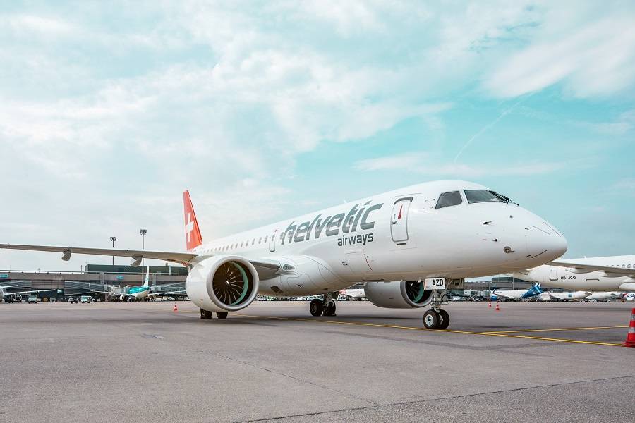 First E190-E2 Commercial Flight Lands At London City