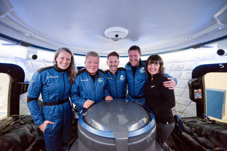Blue Origin Flies “Captain Kirk” To The Edge Of Space!