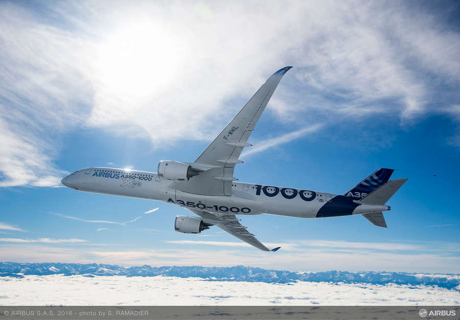 Did Airbus Fly An A350 Formation Over The Atlantic?