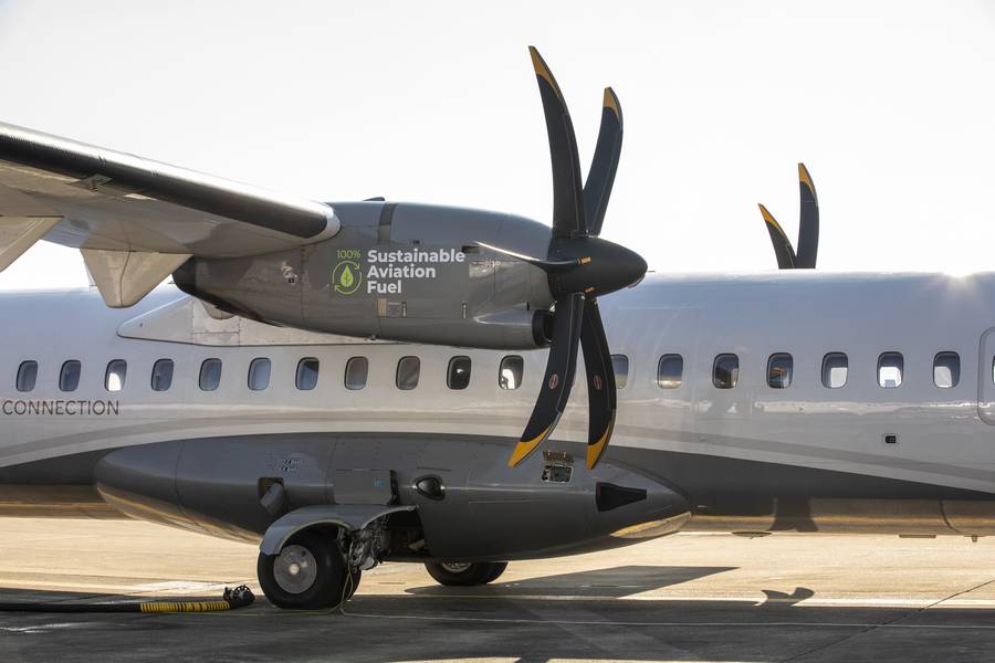 ATR 72 Turboprop Makes 100% SAF Test Flights! - Mentour Pilot