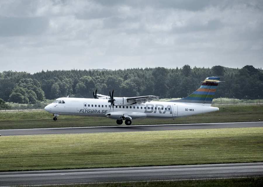Braathens Fly ATR-72 On 100% Sustainable Aviation Fuel!