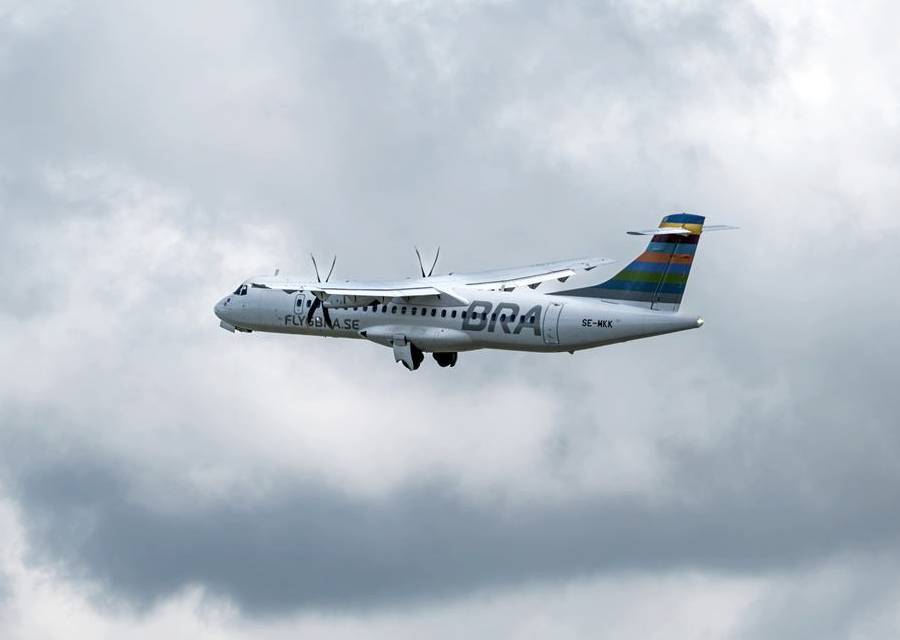 Braathens Fly ATR-72 On 100% Sustainable Aviation Fuel!