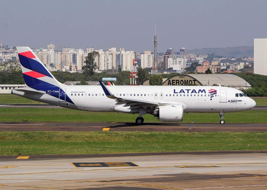 LATAM Peru Airbus A320neo collides with a fire truck at Lima