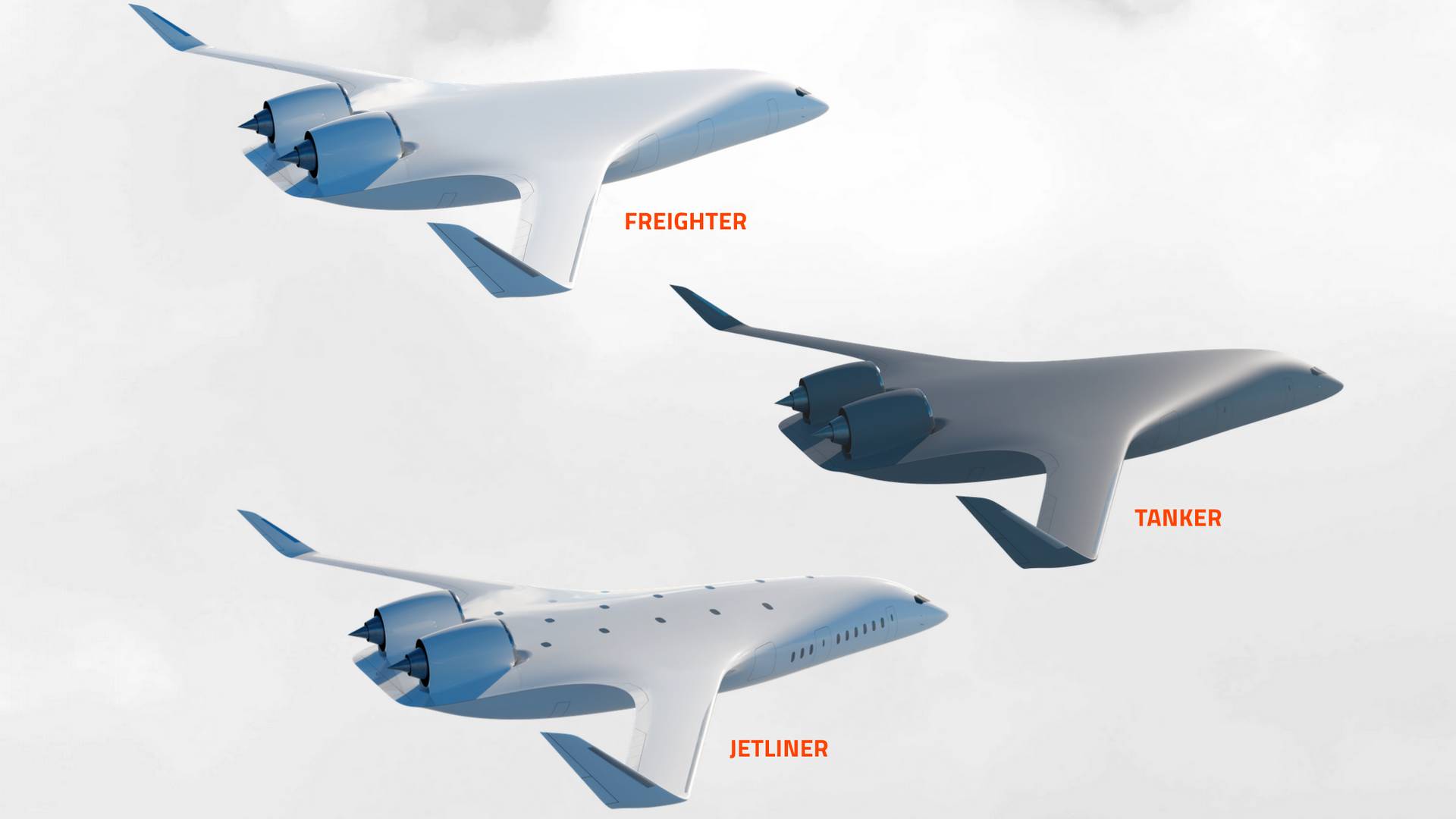 Blended wing-body cargo & passenger shuttle - Works in Progress - Blender  Artists Community