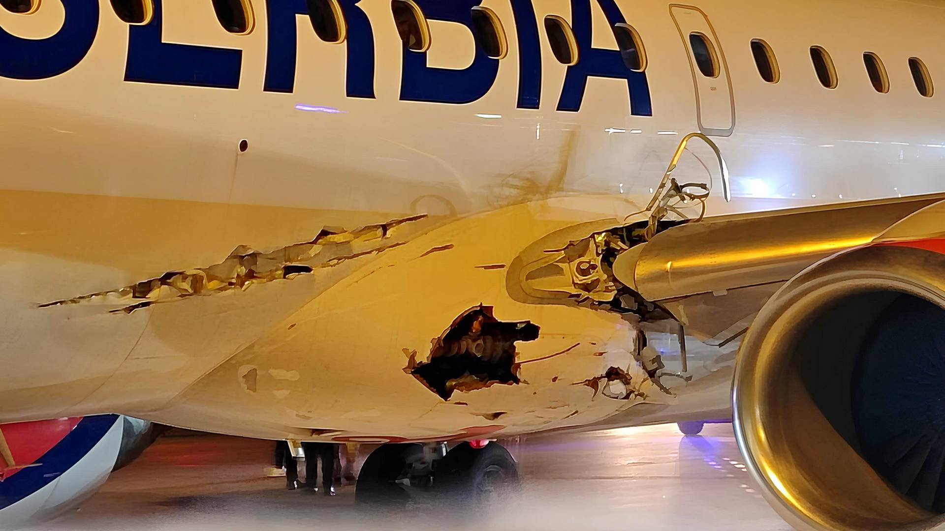 ACCIDENT: Air Serbia Embraer E195 Runway Overrun In Belgrade